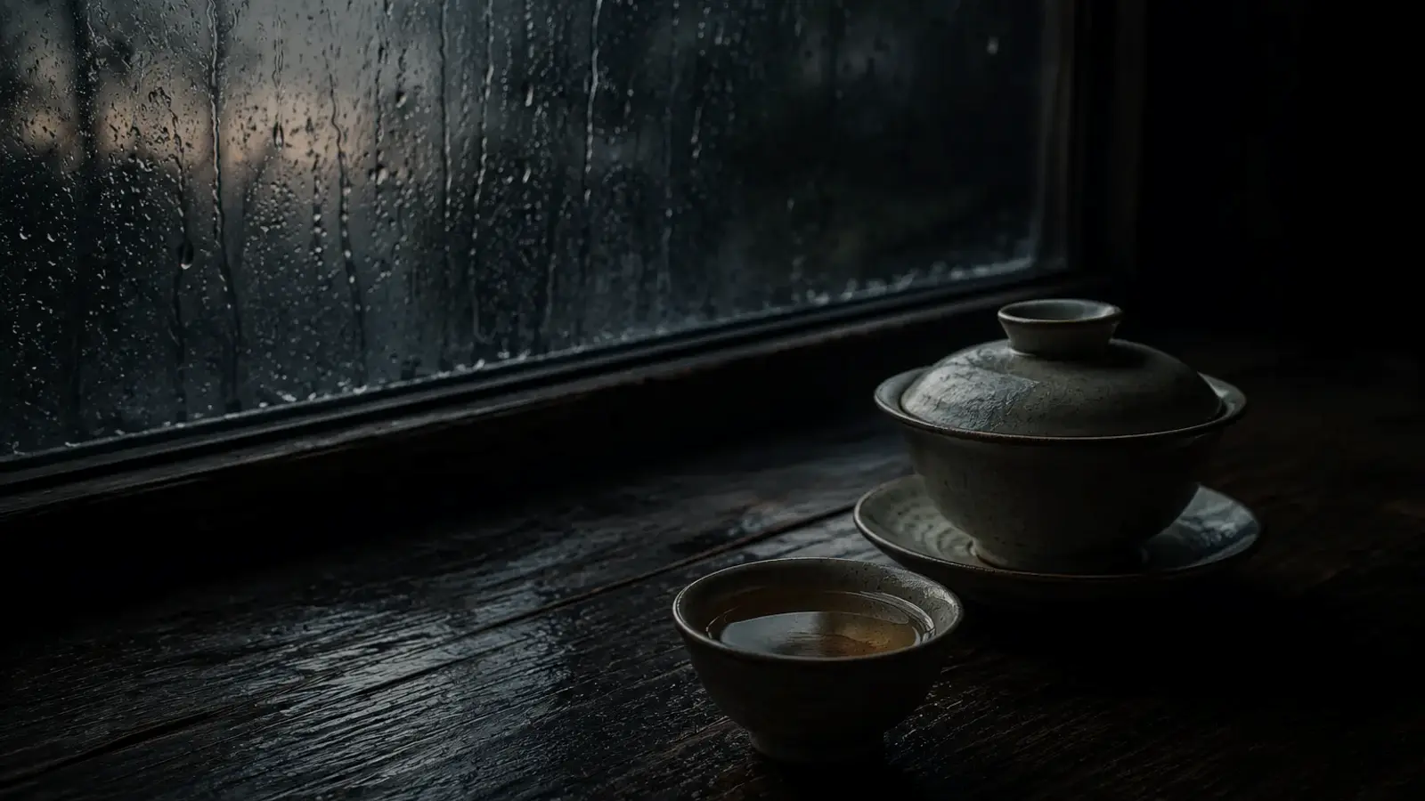 Hands gently cradling a small cup of amber tea in soft natural light, evoking calm and mindfulness.
