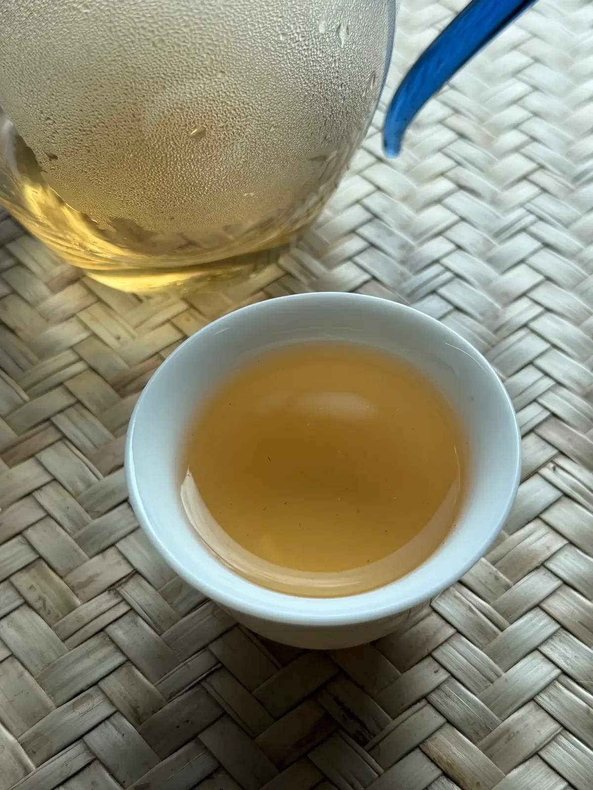 2006 Zhong Cha 8001 wet leaf — spent leaves after thirteen steeps