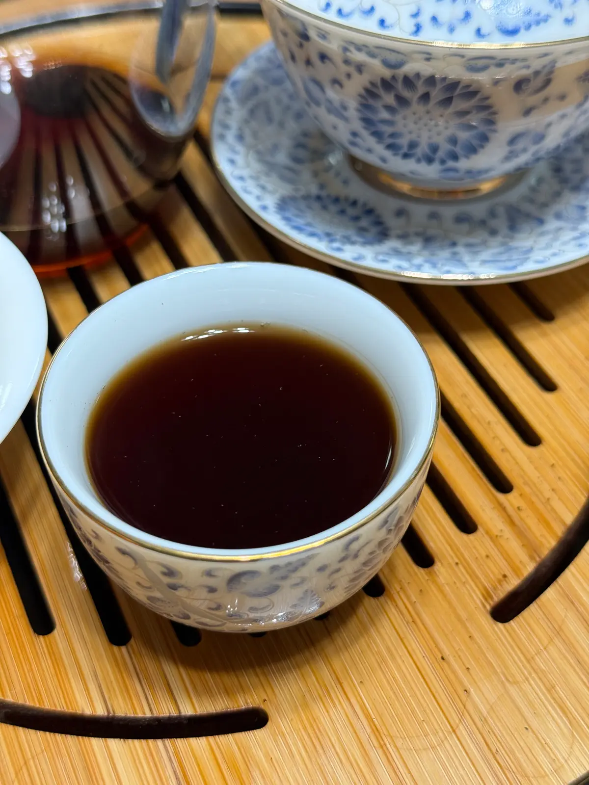 2019 Meng Song shou — later steep liquor, lightening
