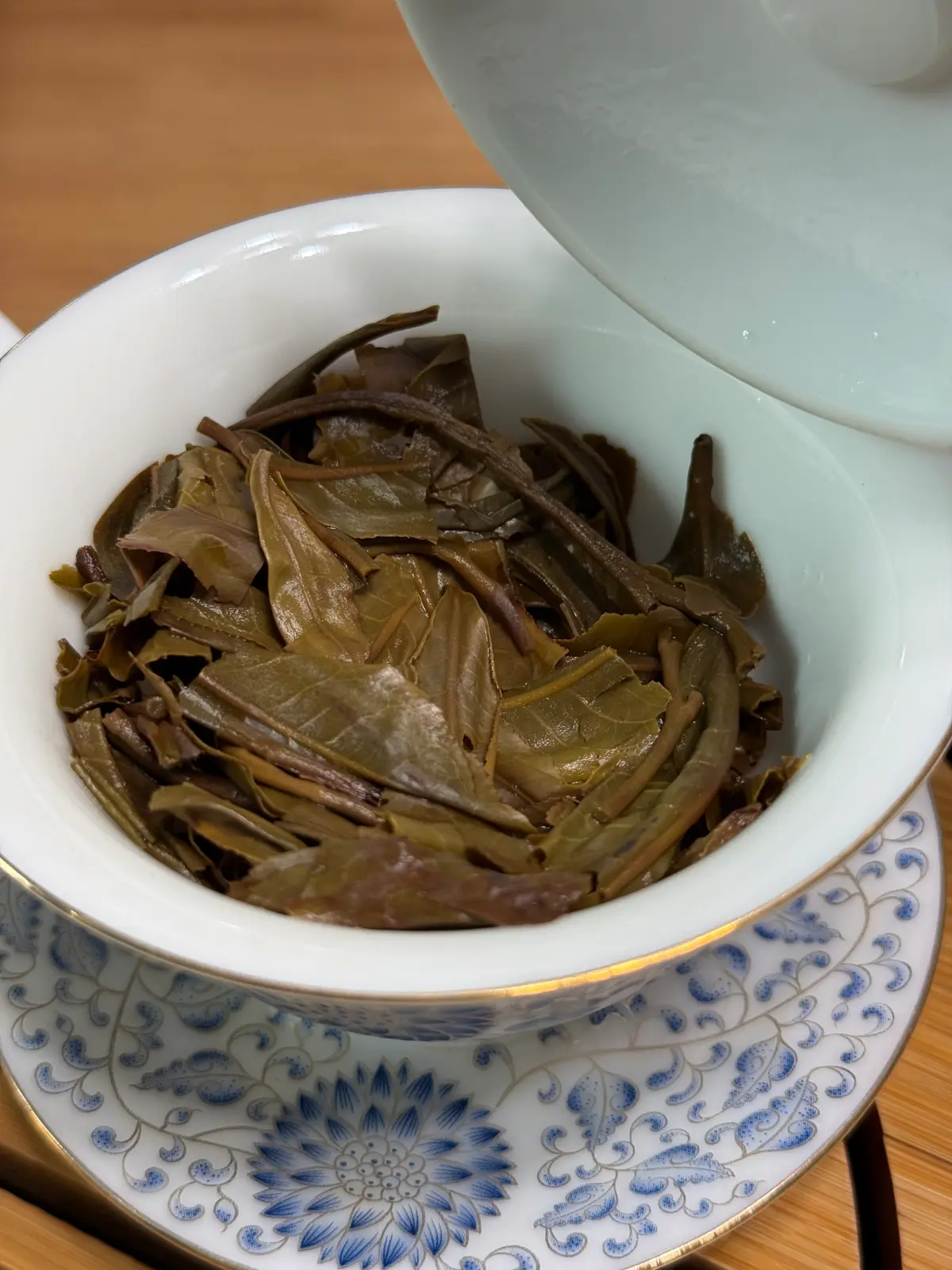 2024 Reserve Raw Pu-erh — wet leaves