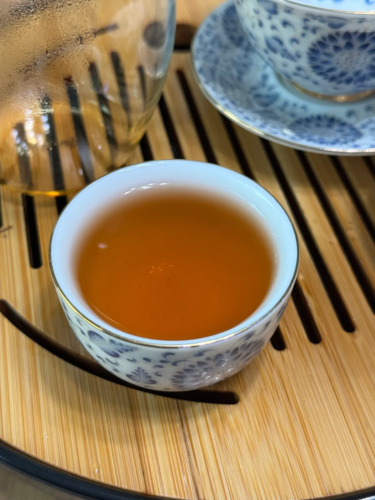 Premium AA Da Hong Pao — liquor color in teacup
